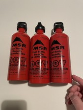 Three MSR Fuel Bottles Unused